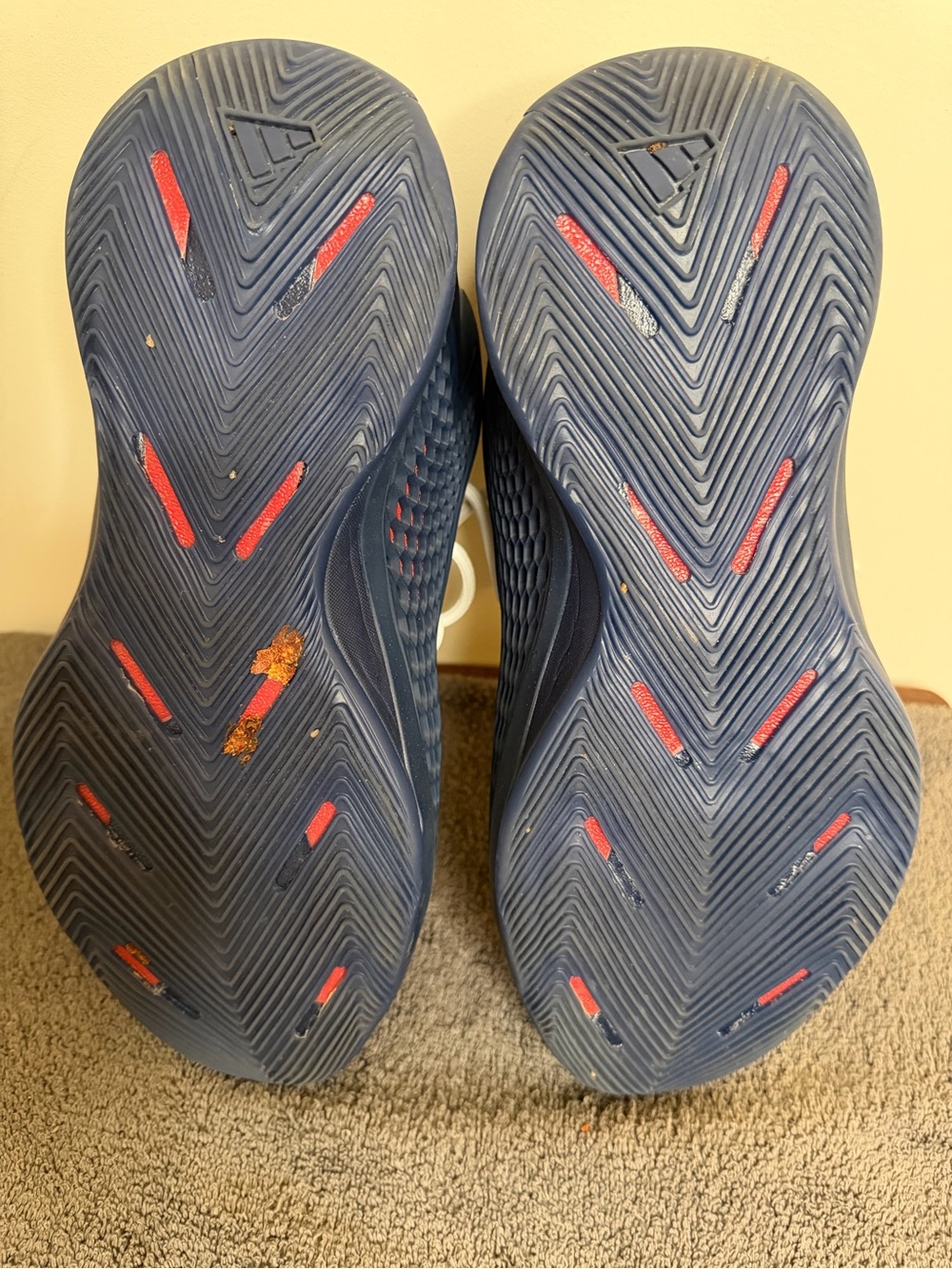 Men’s Adidas size 10 1/2 AE 1 low in “USA Night Indigo”. Excellent condition. - Picture 8 of 8